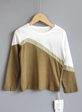 L玛系列110-160春秋装Ⅲ 品牌折扣童装/童纯棉长袖休闲T恤81707卡