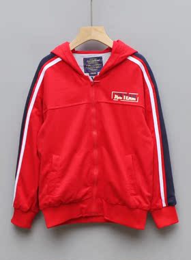 T亚系列130/170春秋 品牌童装折扣/儿童休闲运动开衫外套31112红