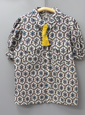 柏系列160夏 品牌童装折扣/儿童纯棉翻领短袖衬衣衫12388花