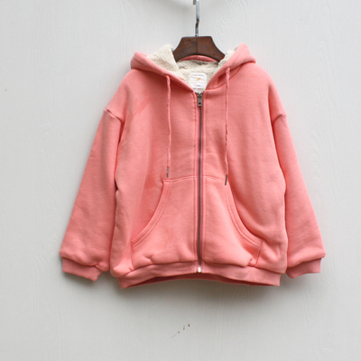 系列80-120品牌折扣厚款桃红童装