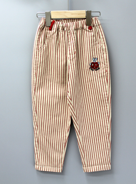 GD安系列120春秋 童装品牌折扣/儿童纯棉休闲漂亮长裤23195卡