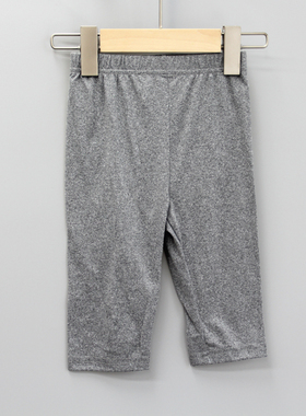 TJ芭系列100-130夏装Ⅱ品牌童装折扣/童棉薄打底修身中裤81274灰