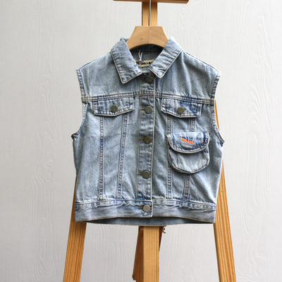 s欧系列80春装童装儿童无袖马甲