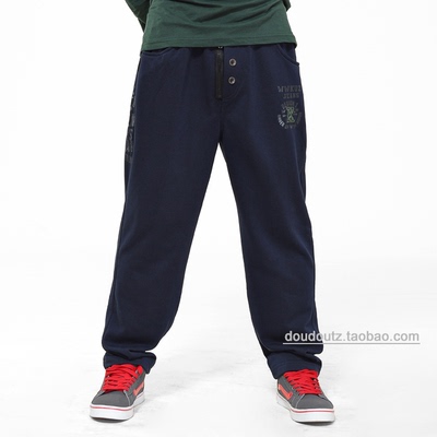 威系列145-165春秋 男童中大舒适宽松长裤休闲运动纯棉裤子8269多