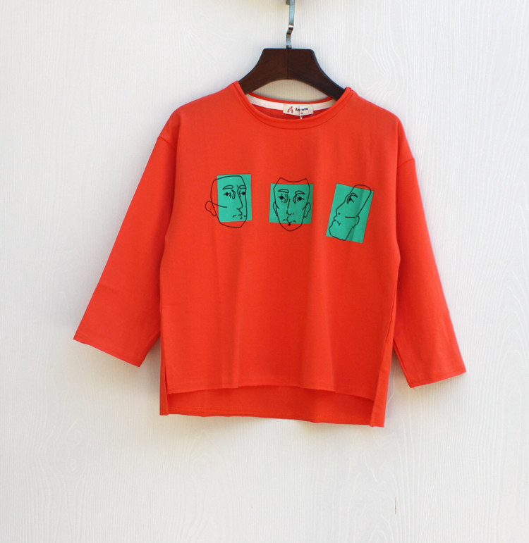 Anddy系列110秋装 品牌童装折扣/儿童纯棉长袖T恤A19236桔,童装/婴儿装/亲子装,T恤,淘宝优惠券,粉丝福利购,淘宝优惠卷