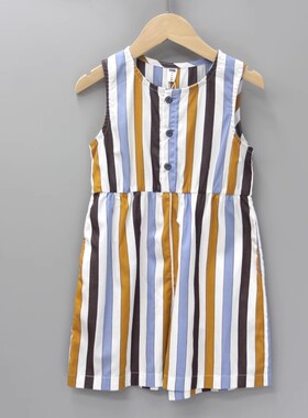 T芭系列100-130夏装 品牌童装折扣D儿童休闲纯棉连体短裤70305彩