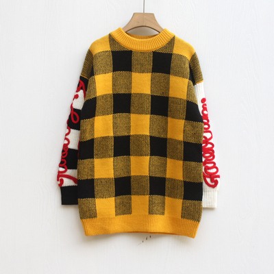 春秋装品牌童装圆领长袖休闲毛衣