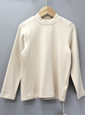 Y安系列80/100秋冬 品牌童装折扣/儿童舒适打底衣衫上衣17809奶白