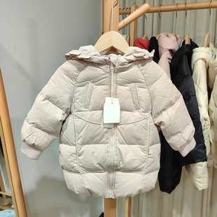 儿童上衣羽绒服中厚外套12036粉 折扣撤柜 G安系列80冬 品牌童装