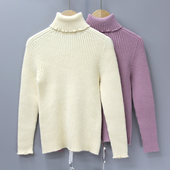 品牌折扣童装 杂 佐zuo家10秋冬 童套头高领休闲毛衣2301二