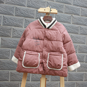 吖.冬装 儿童棉袄棉衣外套11600桔 折扣 80噜吖噜 品牌童装