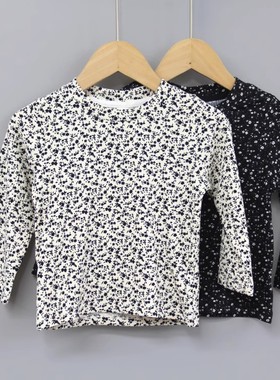 L续系列80-120春秋Ⅱ品牌童装折扣/童柔软长袖打底T恤衫21187二色