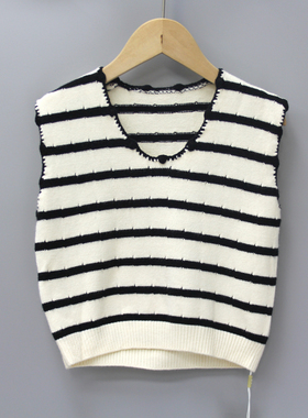 S以ge家90/100春秋 品牌童装折扣/儿童休闲马甲背心毛衣32158米