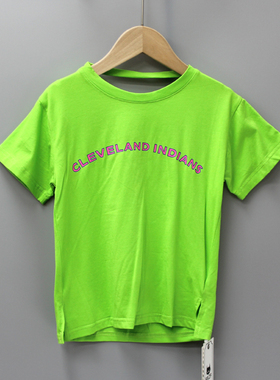 G小zi范家100-130夏装 品牌童装折扣/儿童休闲上衣短袖07506绿