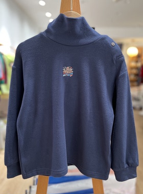 S吾系列110春秋 品牌童装折扣/儿童休闲上衣打底衫06810蓝