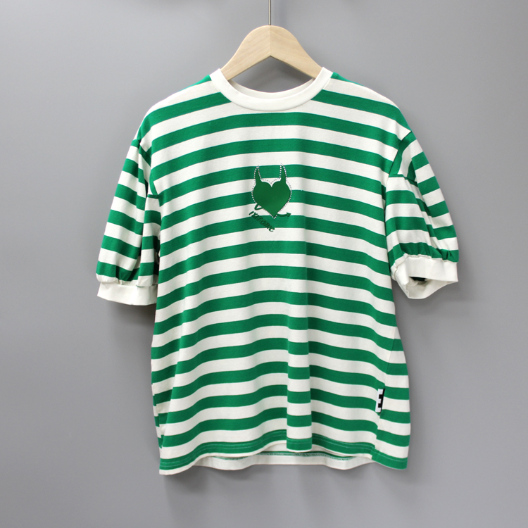 G-IX系列130-170夏装品牌折扣童装/大童纯棉休闲短袖T恤5255绿