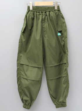 Y淘tao家150春秋 品牌童装折扣/儿童休闲运动长裤807绿