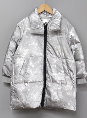 安系列120-160冬 品牌童装折扣撤柜/童羽绒服中厚外套12853浅灰