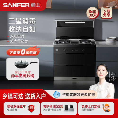 T1帅丰智能消毒柜集成灶