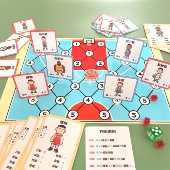 萌趣桌游2人对战棋牌儿童亲子益智玩具辛晨原创爆款 迷你篮球