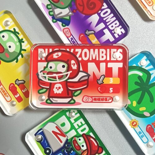 【植物VS僵尸】pvz冰箱贴盲袋 萌趣可爱儿童玩具创意收藏摆件棋子