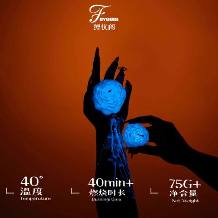 【夜光】40度香薰夜光低温蜡烛 缚忧阁 情侣字母调情 可撕拉蜡烛