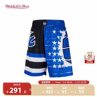 NBA官方Mitchell&Ness奥兰多魔术男子复古百搭运动球裤短裤