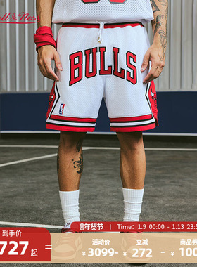 NBAMITCHELL & NESSNBA官方JUSTDON联名运动休闲速干篮球裤男