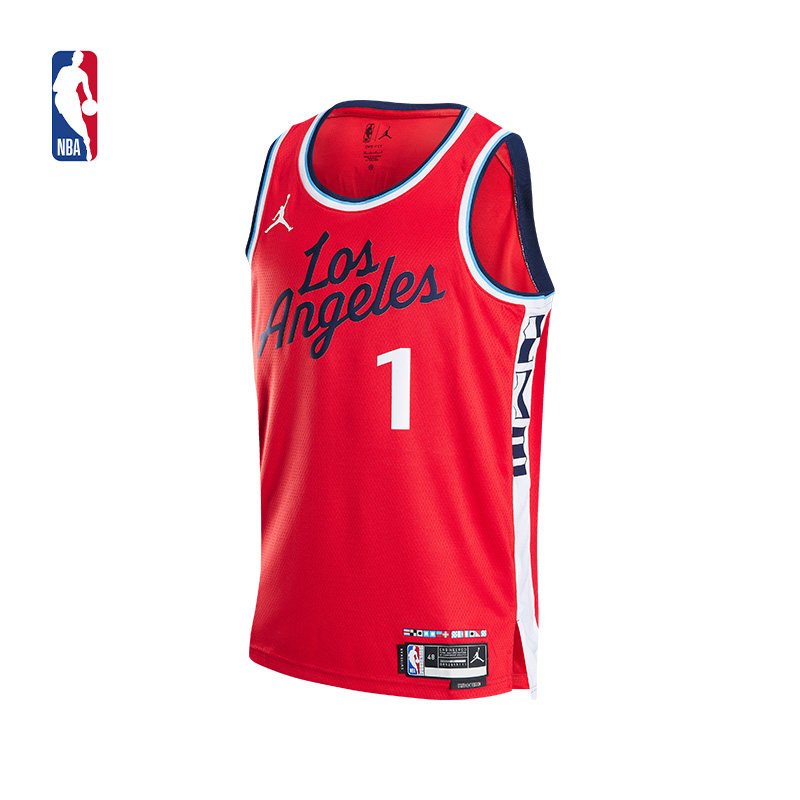 NBA官方NIKE耐克快船队哈登速干专业训练运动轻薄球衣篮球服男
