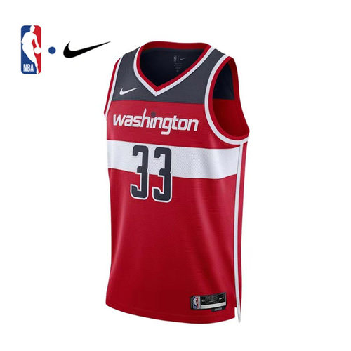 NBA官方奇才库兹马球衣篮球服