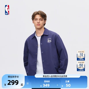 梭织薄外套教练夹克 NBA官方库里詹姆斯杜兰特情侣春季
