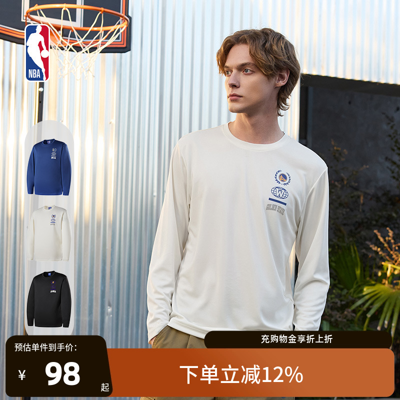 NBA官方金州勇士/独行侠/湖人得分狂潮系列秋季新品运动长袖T恤