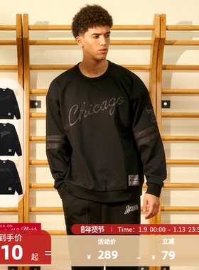 MITCHELL & NESS官方NBA金州勇士/公牛/湖人Lifestyle圆领卫衣