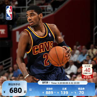 Mitchell&Ness-NBA正品骑士队欧文复古球衣11/12赛季SW篮球服