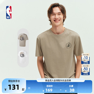 NBA官方勇士夏季 T恤 男女男女正肩宽松百搭透气球衣风运动短袖