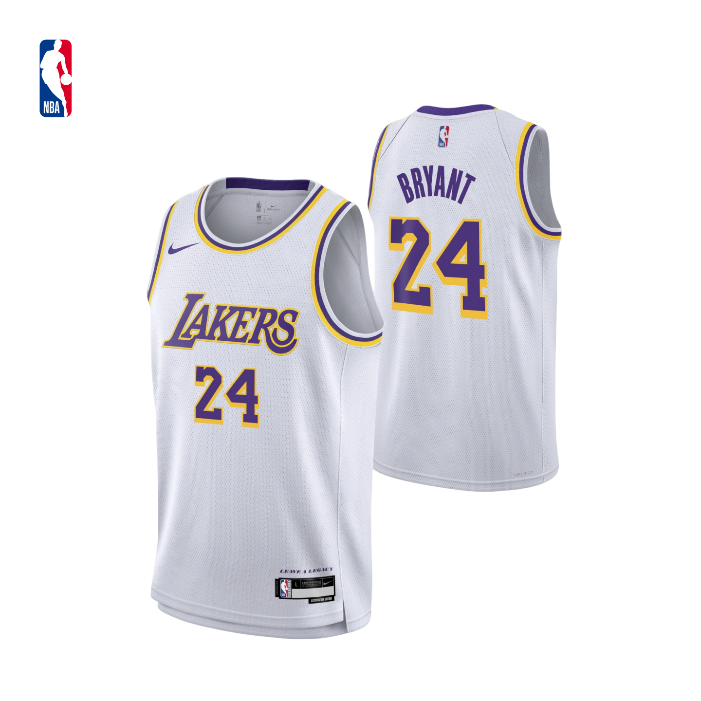 Nike/耐克NBA大童青少年湖人科比布莱恩特网眼透气球衣背心篮