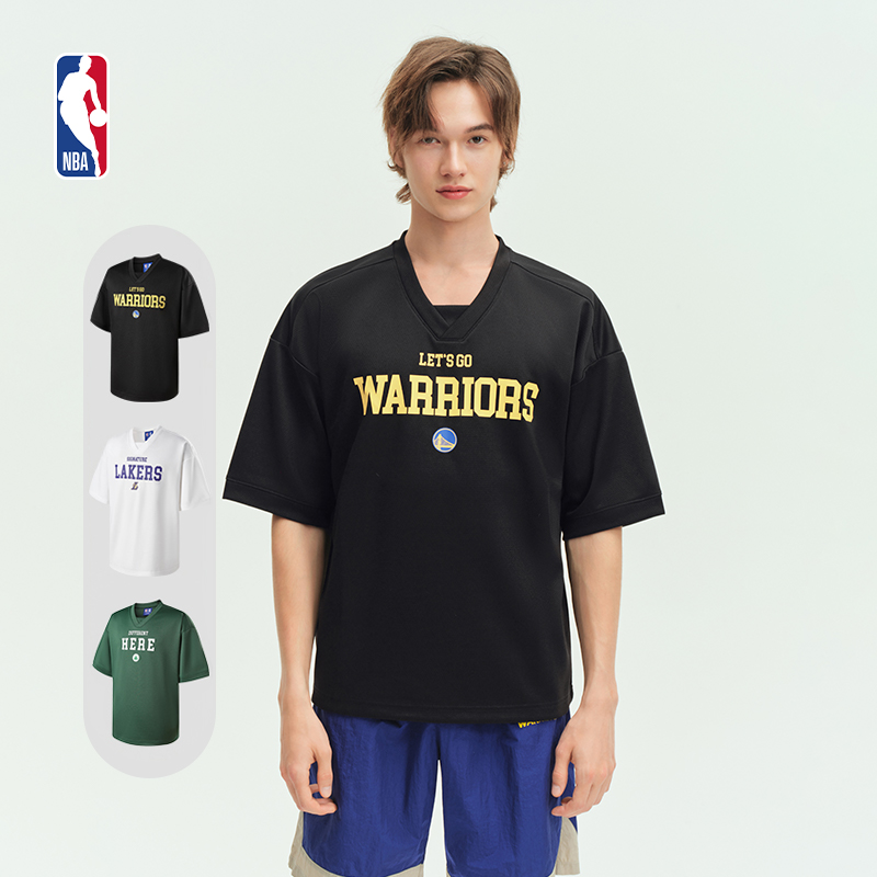 NBA官方正品勇士/湖人短袖T恤