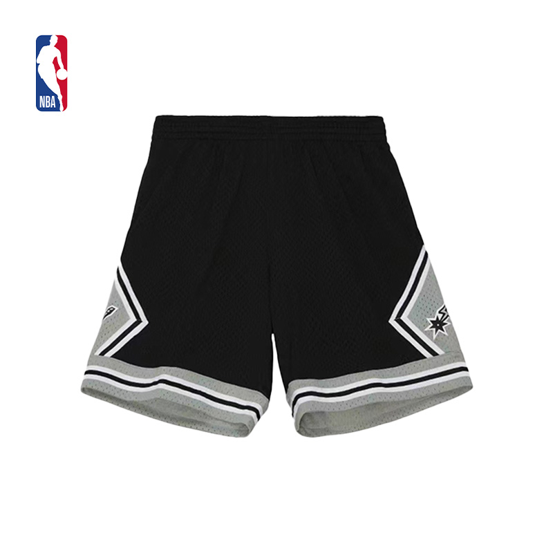 NBAMitchell&Ness马刺复古篮球裤