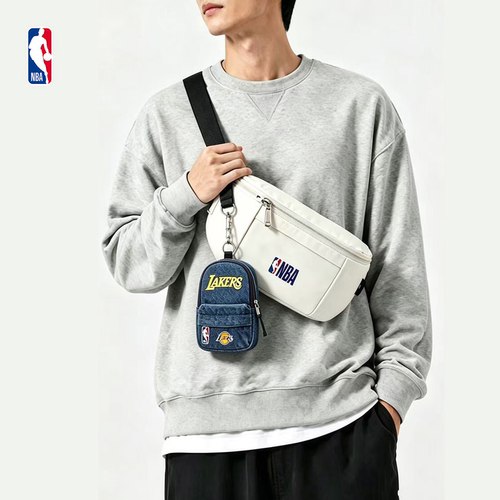 NBA官方中性简约单肩胸包