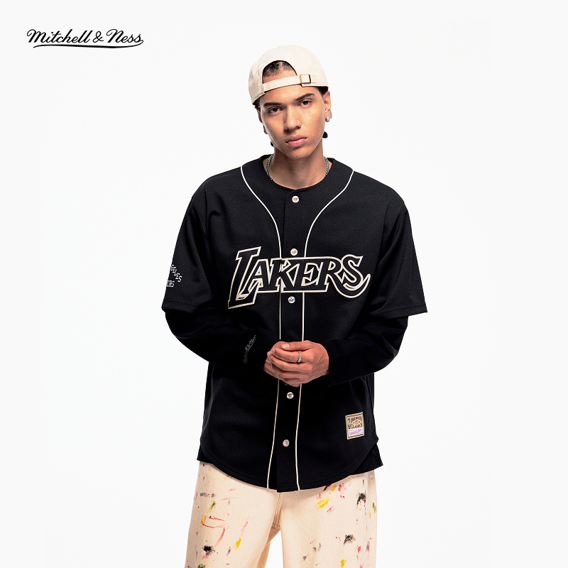 Mitchell&Ness潮流短袖棒球开衫