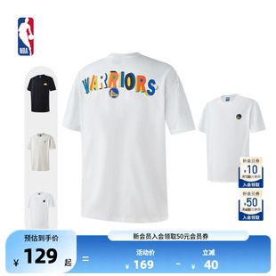 男女圆领宽松运动舒适短袖 湖人勇士凯尔特人队 24春季 NBA官方正品