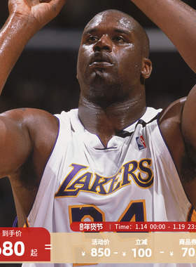 Mitchell&NessNBA官方湖人/奥尼尔球衣02-03赛季球迷版SW篮球服