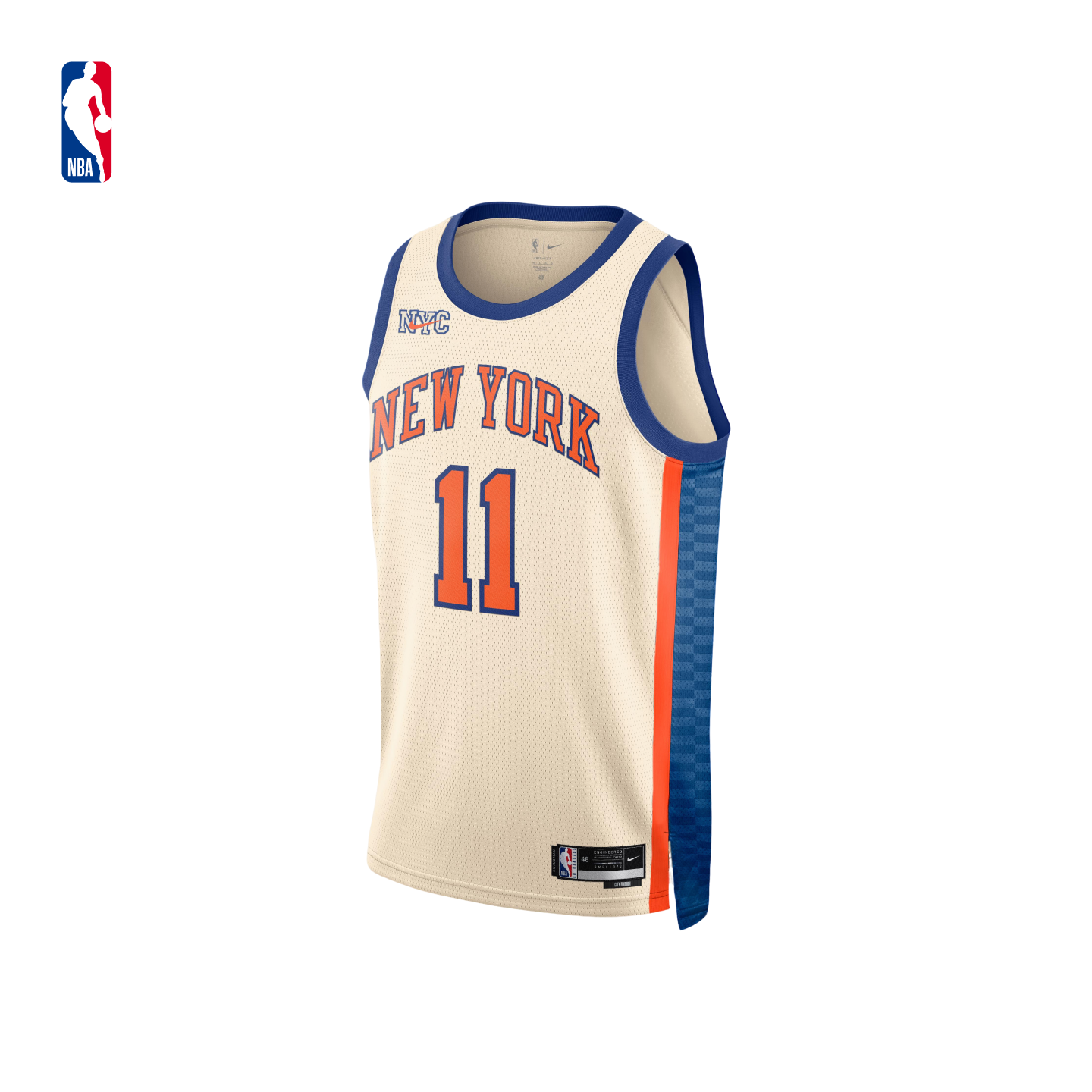 NBANike耐克官方NBA杰伦布伦森City Edition成人速干SW球衣