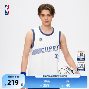 NBA官方库里杜兰特速干跑步透气球衣风运动背心T恤篮球服 新款