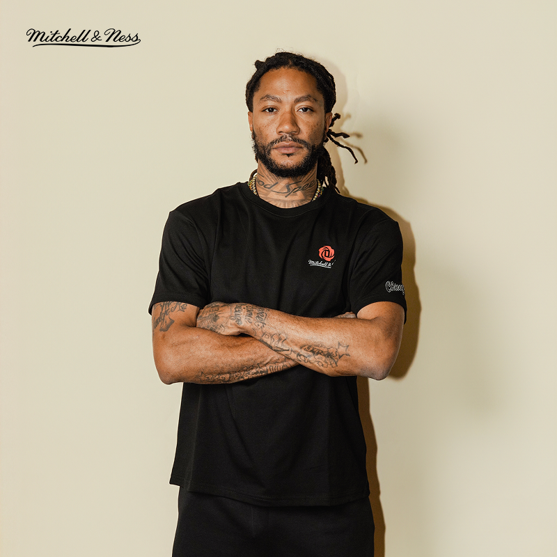 罗斯同款MITCHELL&NESS公牛短袖