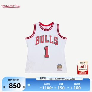 NBA官方正品 MITCHELL&NESS芝加哥公牛德里克罗斯Swingman退役球衣