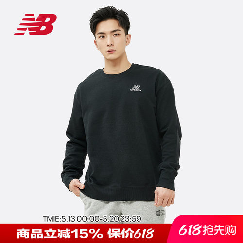 NB男女款休闲运动圆领卫衣长袖