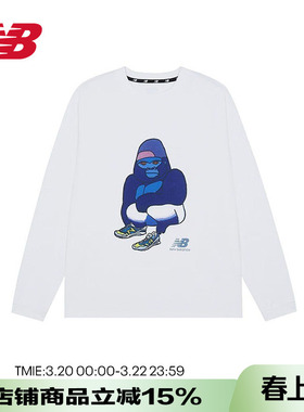 New Balance NB Grey男款女款打底衫长袖T恤薄款卫衣男女JMTL1961