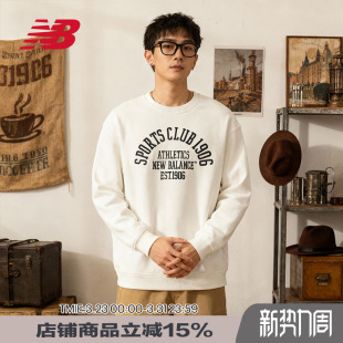 女款 New 卫衣男款 休闲运动套头纯棉圆领上衣5CD38491 Balance