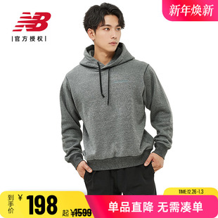 Grey男款 日系学院风连帽针织加绒卫衣JMTL1938 Balance New